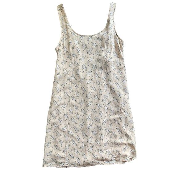American Eagle Pink Floral Tank Dress Size Small Smocked Back Lined - Picture 1 of 5